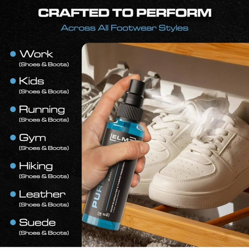 Shoe Deodorizer Spray — USA-Made